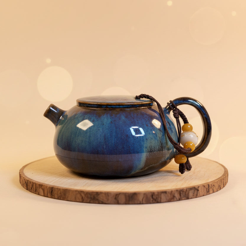 Jianshui Wood-Fired Kiln-Changed Glazed Teapot Collection