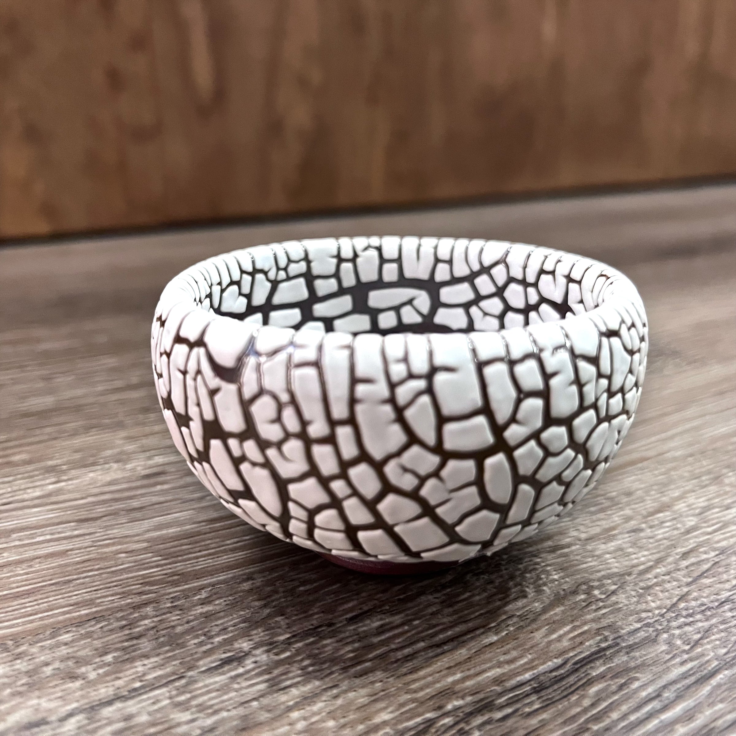 Taiwanese Handmade Wood-fired Ceramic Clay Teacup - Maze