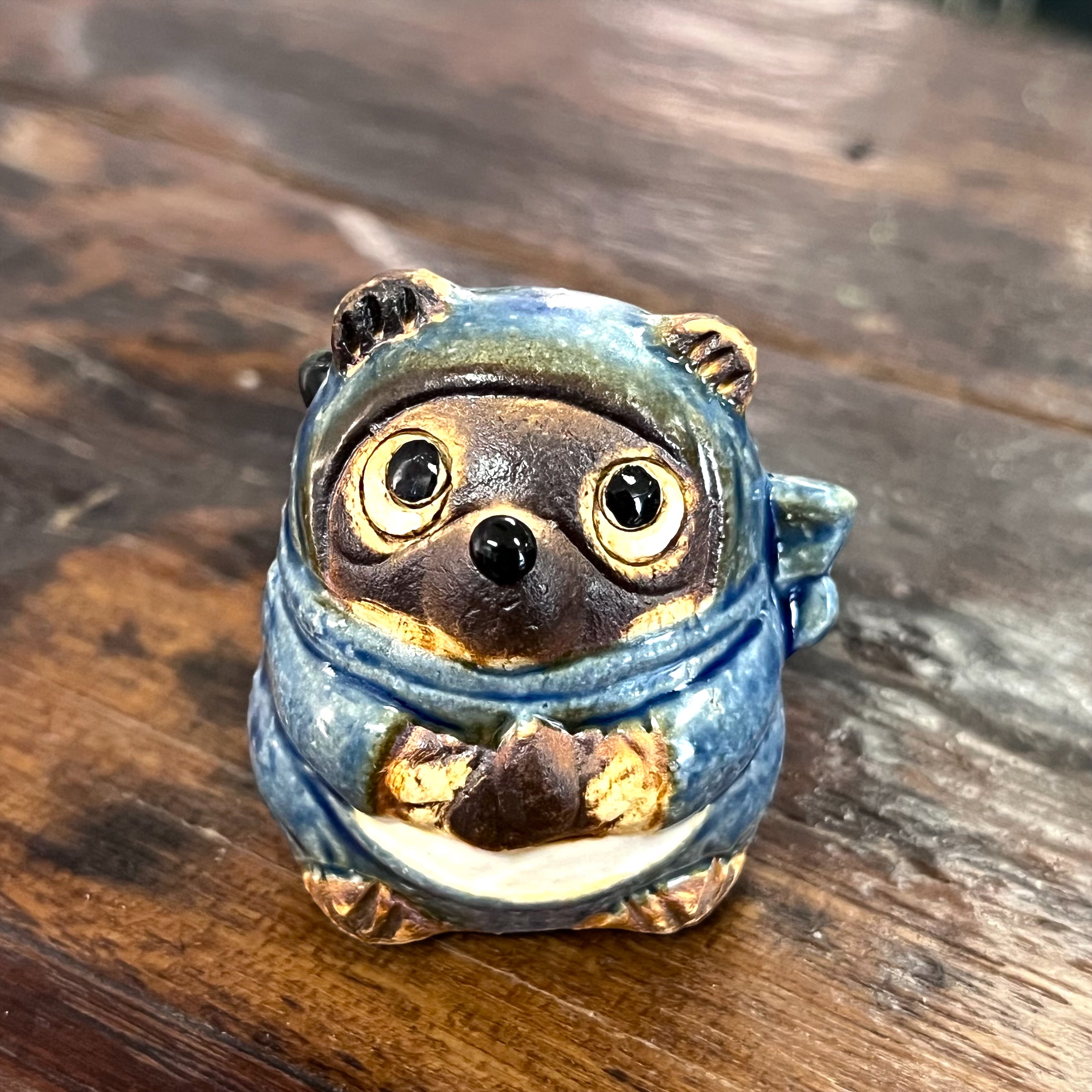 Handmade Japanese Teapet - Tanuki (raccoon dog)