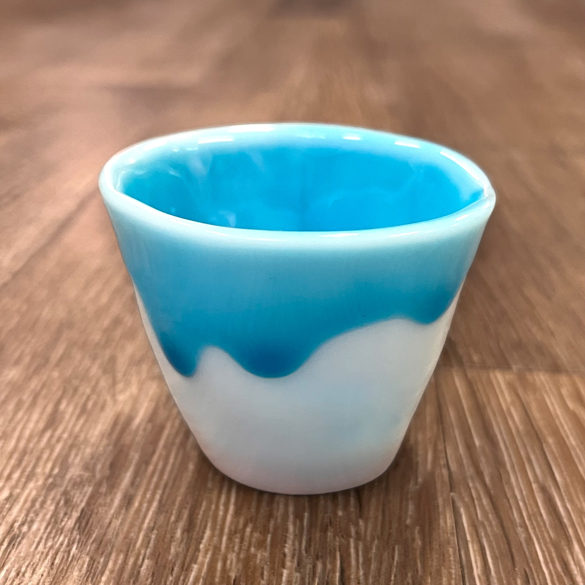 Japanese Handmade Kyoyaki Teacup (4 designs)