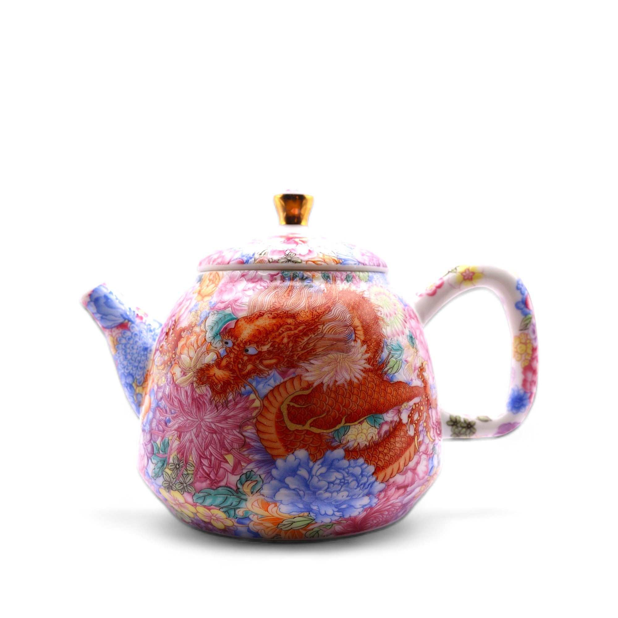 Mystic Dragon's Garden Teapot Set