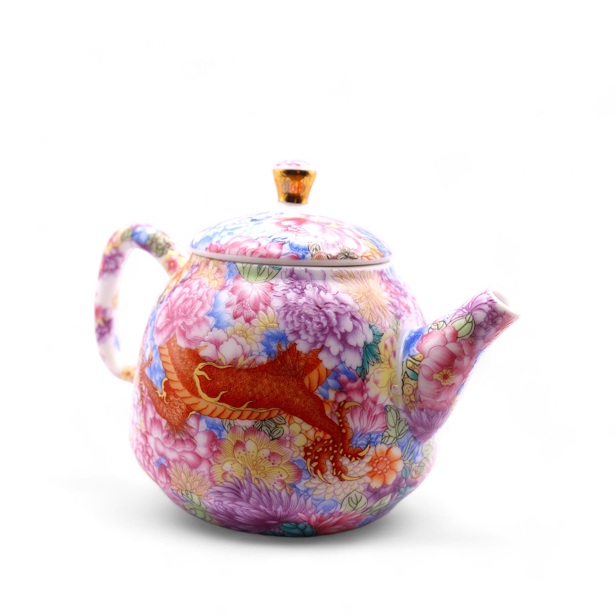 Mystic Dragon's Garden Teapot Set