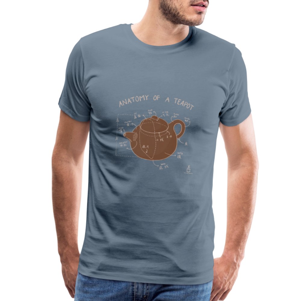 Anatomy Of A Teapot Premium T-Shirt - Tea and Whisk