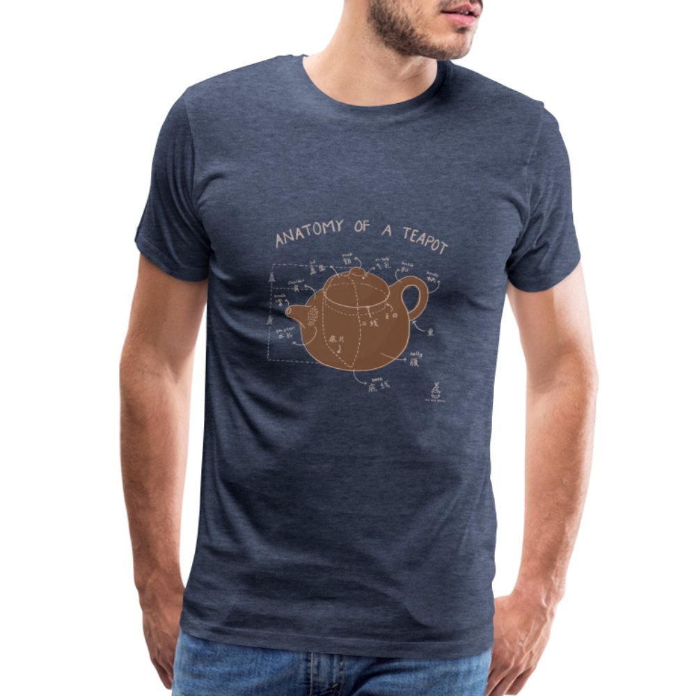 Anatomy Of A Teapot Premium T-Shirt - Tea and Whisk