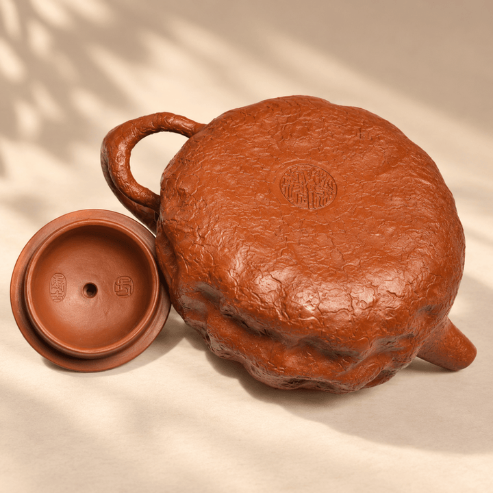 Ancient Tree – Handmade Yixing Dahongpao Zhuni Teapot | 150ml - Tea and Whisk