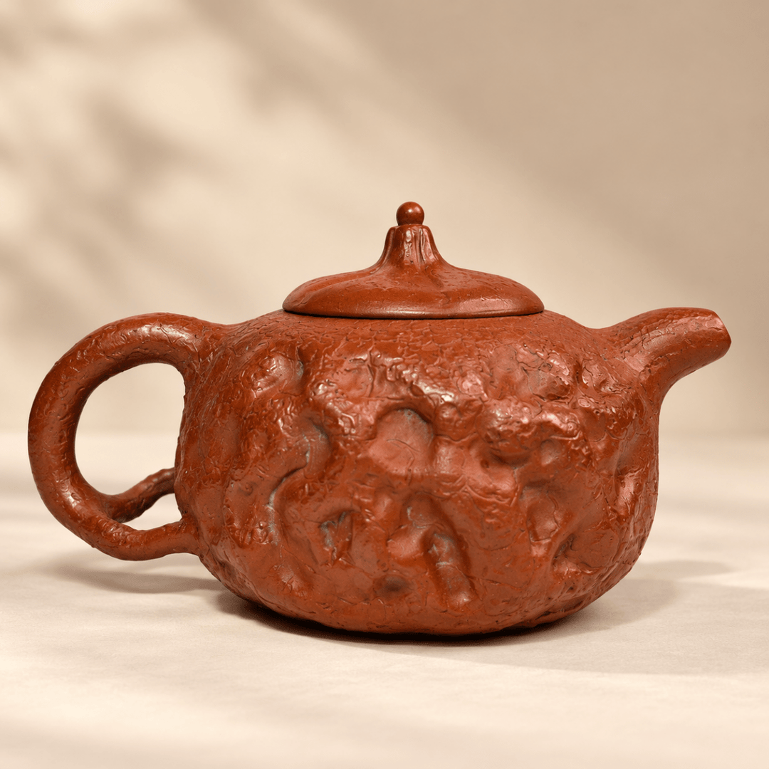 Ancient Tree – Handmade Yixing Dahongpao Zhuni Teapot | 150ml - Tea and Whisk