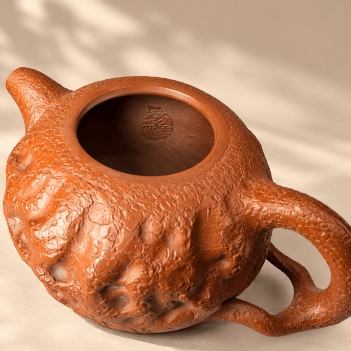 Ancient Tree – Handmade Yixing Dahongpao Zhuni Teapot | 150ml - Tea and Whisk
