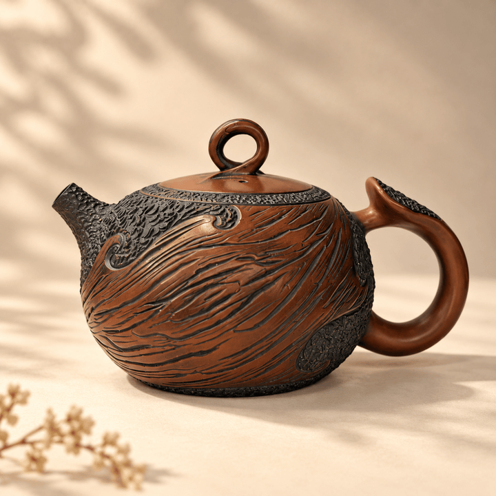 Ancient Woodland – Master Fully Handmade Jianshui Teapot | 200ml - Tea and Whisk