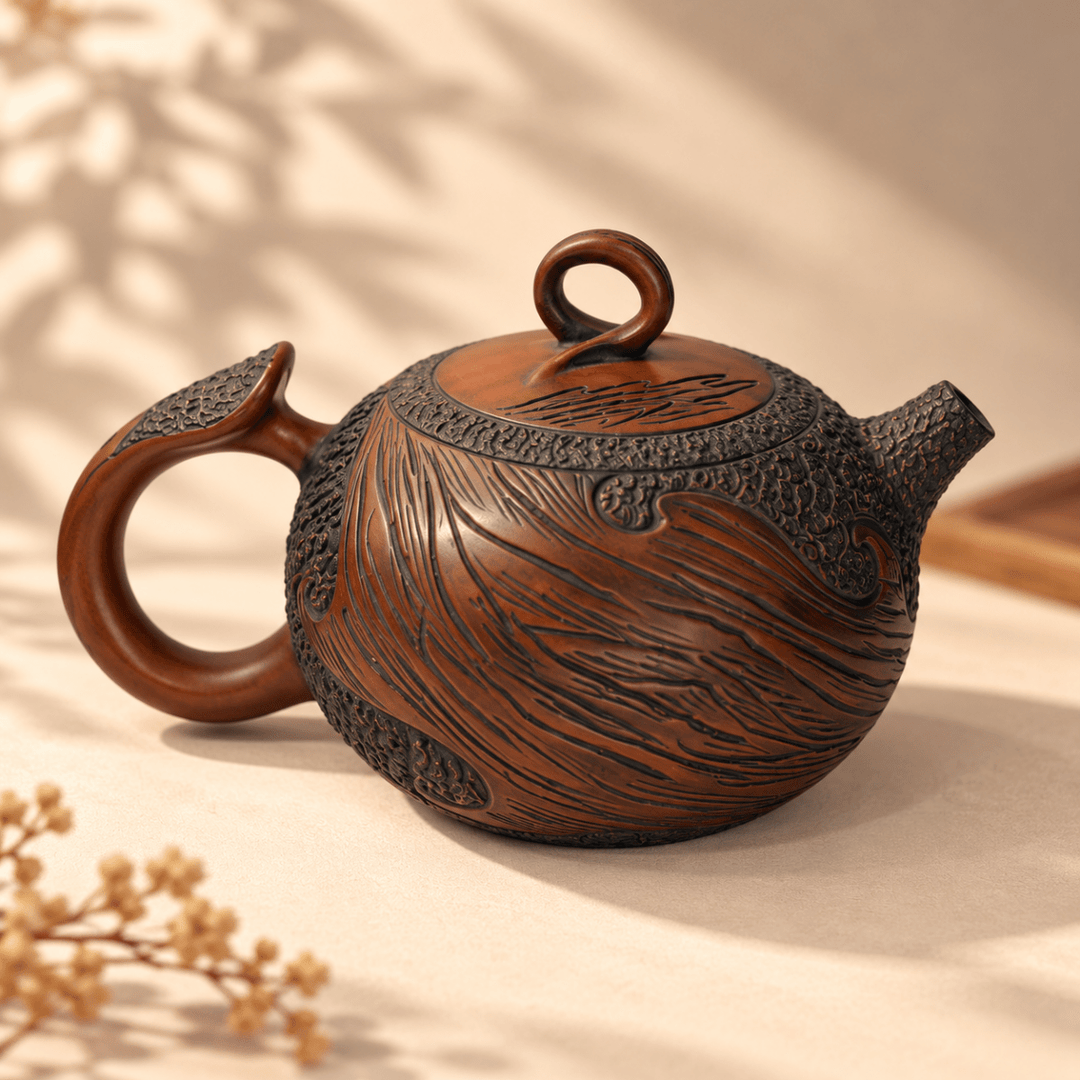 Ancient Woodland – Master Fully Handmade Jianshui Teapot | 200ml - Tea and Whisk