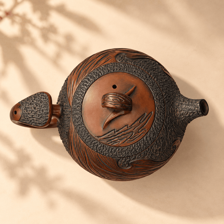 Ancient Woodland – Master Fully Handmade Jianshui Teapot | 200ml - Tea and Whisk