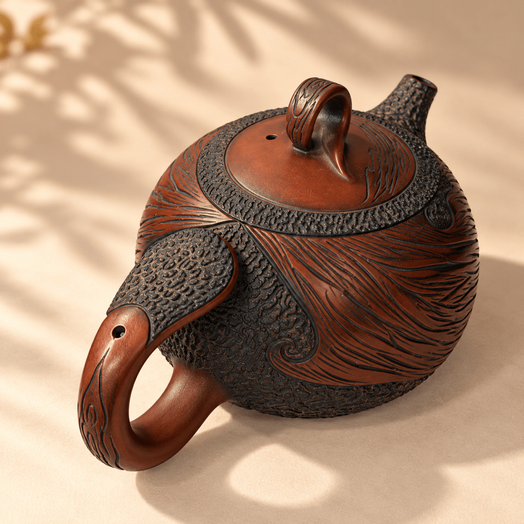 Ancient Woodland – Master Fully Handmade Jianshui Teapot | 200ml - Tea and Whisk