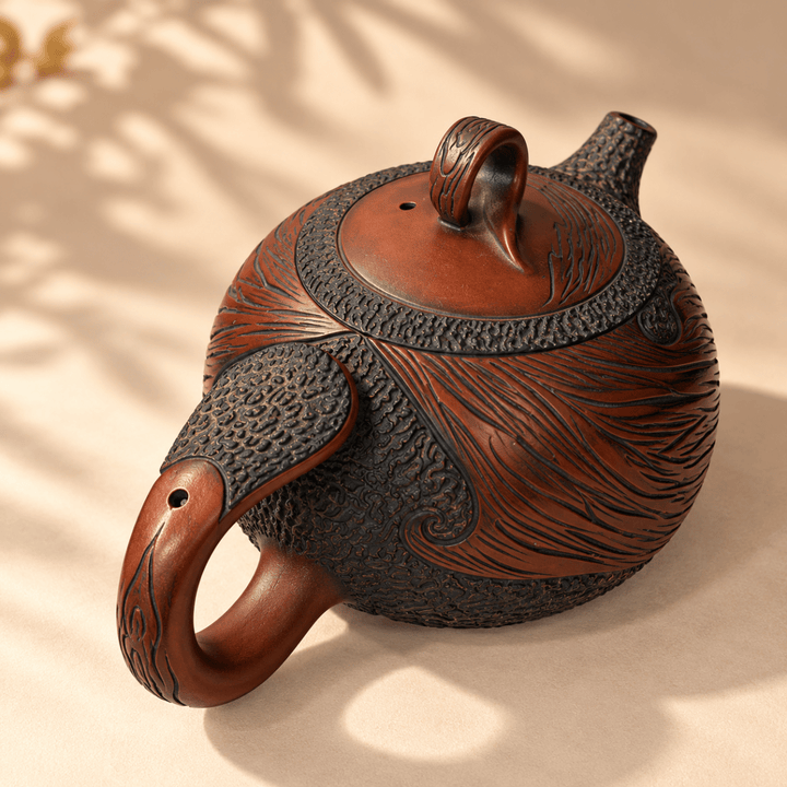 Ancient Woodland – Master Fully Handmade Jianshui Teapot | 200ml - Tea and Whisk
