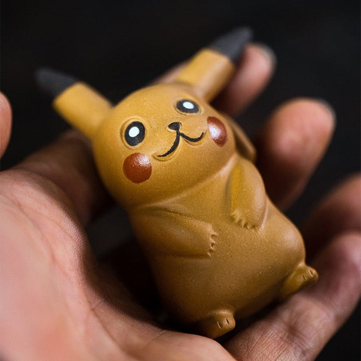 Animation Characters Little Yellow Bolt Tea Pet - Tea and Whisk