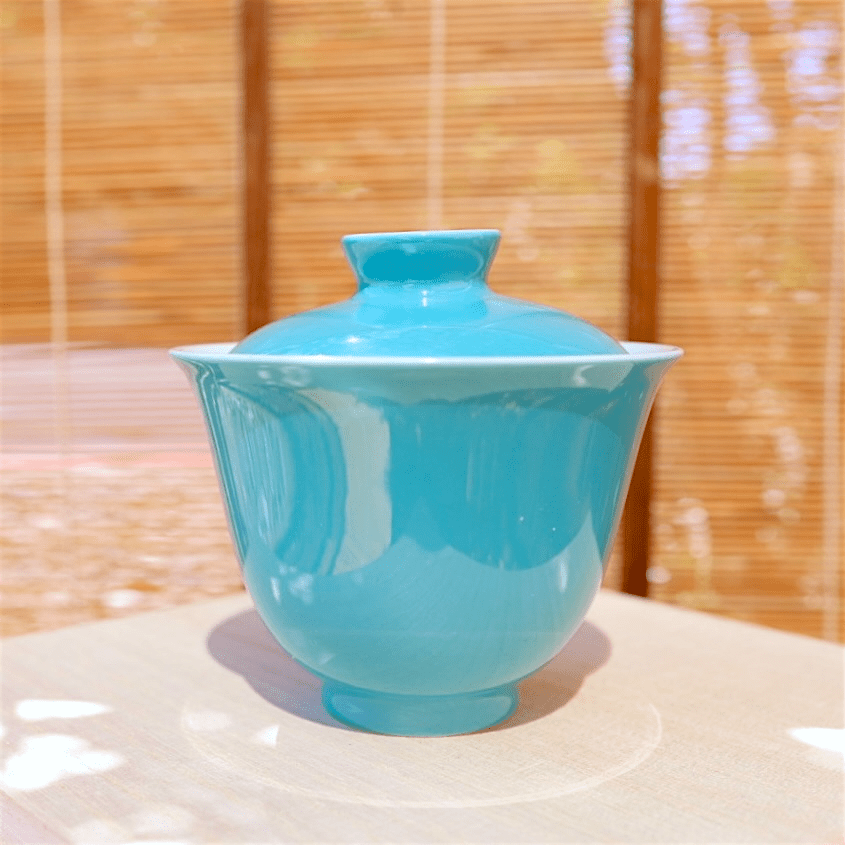 "Art Of Blue" Jingdezhen Jade Porcelain Gaiwan - Tea and Whisk
