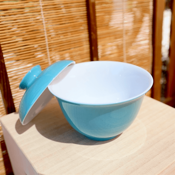 "Art Of Blue" Jingdezhen Jade Porcelain Gaiwan - Tea and Whisk