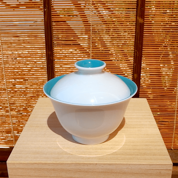 "Art Of Blue" Jingdezhen Jade Porcelain Gaiwan - Tea and Whisk