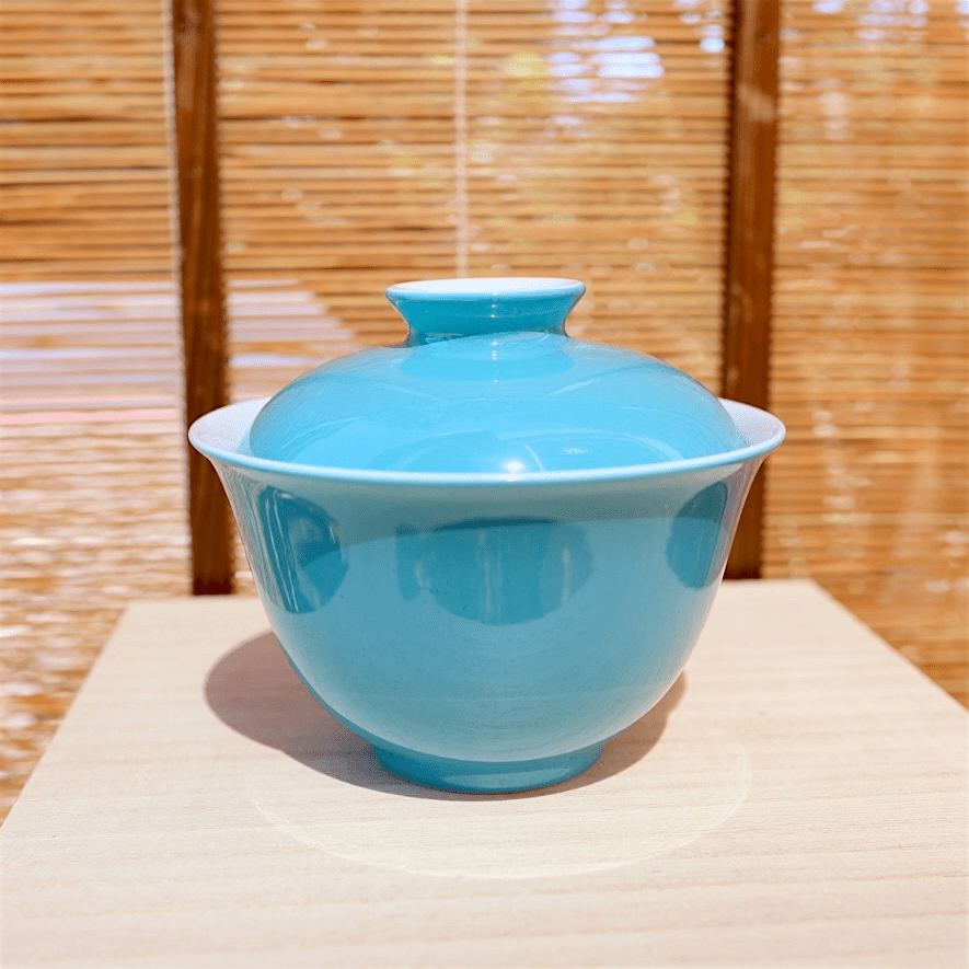 "Art Of Blue" Jingdezhen Jade Porcelain Gaiwan - Tea and Whisk