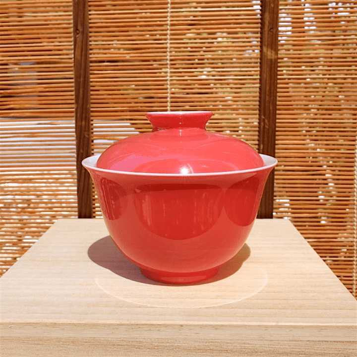 "Art Of Color" Jingdezhen Jade Porcelain Gaiwan - Tea and Whisk
