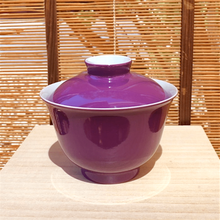 "Art Of Color" Jingdezhen Jade Porcelain Gaiwan - Tea and Whisk