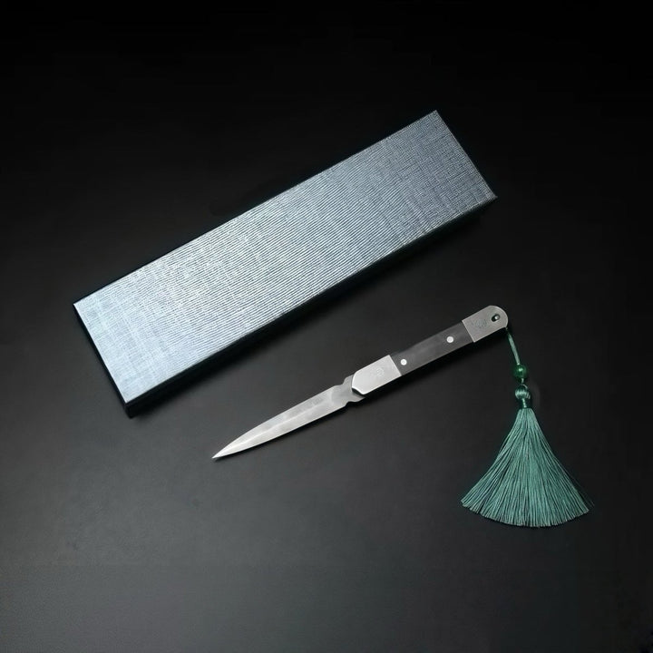 Artisan Hardwood Puerh Cake Knife - Tea and Whisk