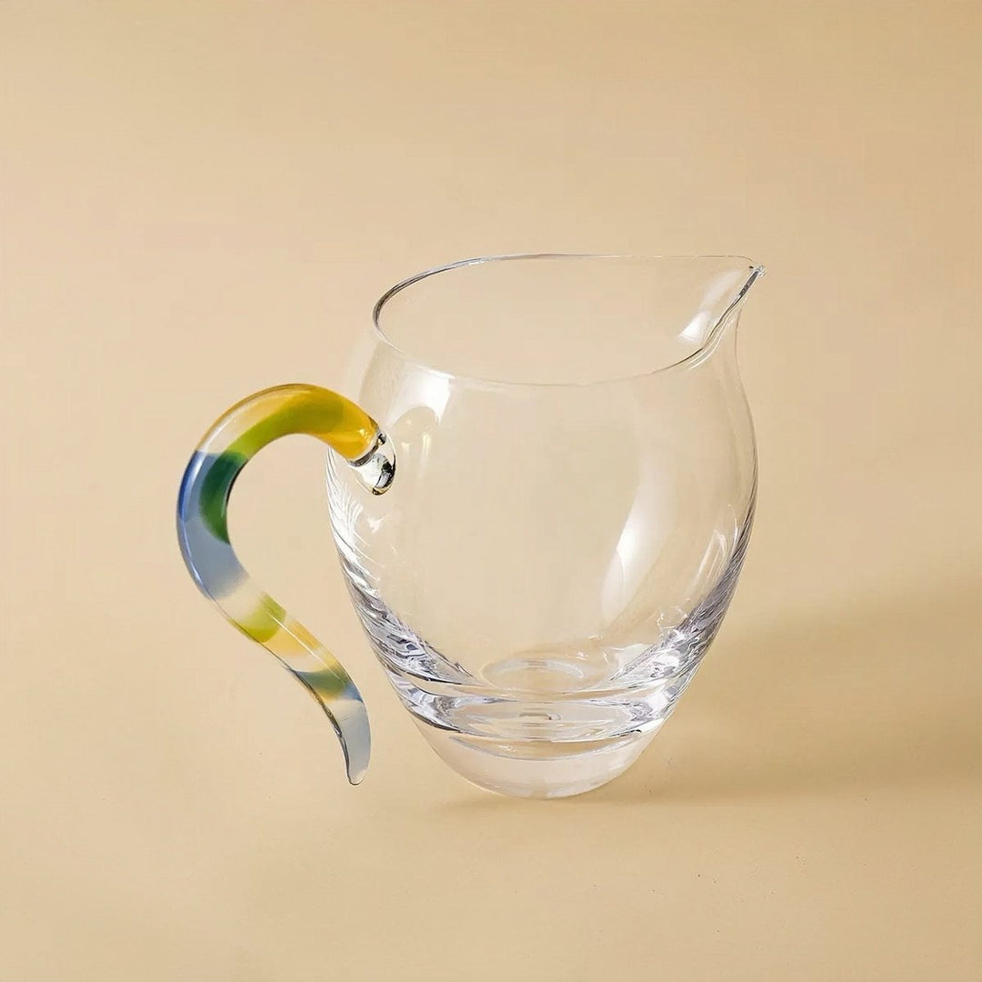 Aurora Handle Cha Hai - Crystal Glass Fairness Cup / Tea Pitcher - Tea and Whisk