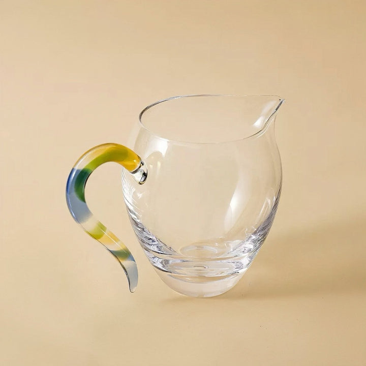 Aurora Handle Cha Hai - Crystal Glass Fairness Cup / Tea Pitcher - Tea and Whisk