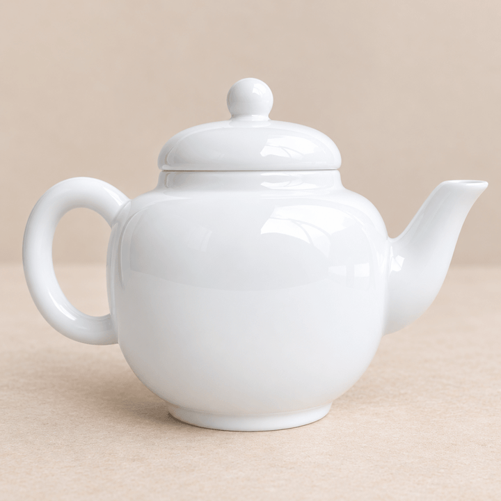 Authentic Jingdezhen “Huai Ying” Jade Porcelain Gongfu Teapot 120ml - Tea and Whisk