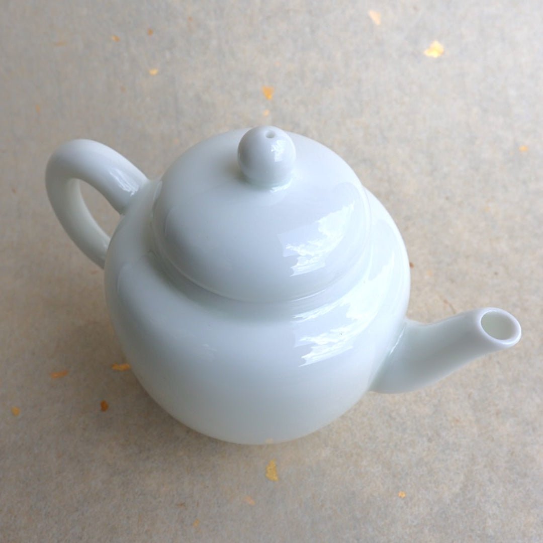 Authentic Jingdezhen “Huaixi” Jade Porcelain Gongfu Teapot - Tea and Whisk