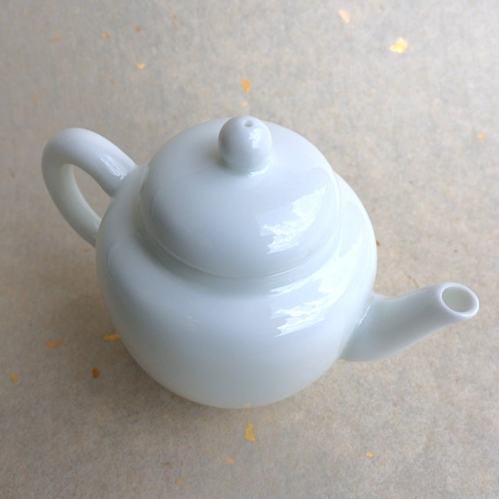 Authentic Jingdezhen “Huaixi” Jade Porcelain Gongfu Teapot - Tea and Whisk