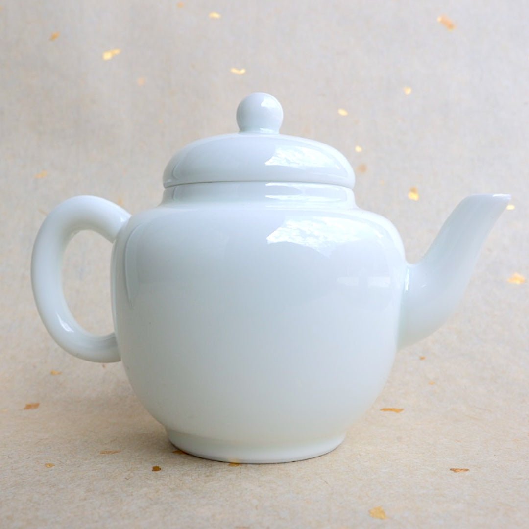 Authentic Jingdezhen “Huaixi” Jade Porcelain Gongfu Teapot - Tea and Whisk