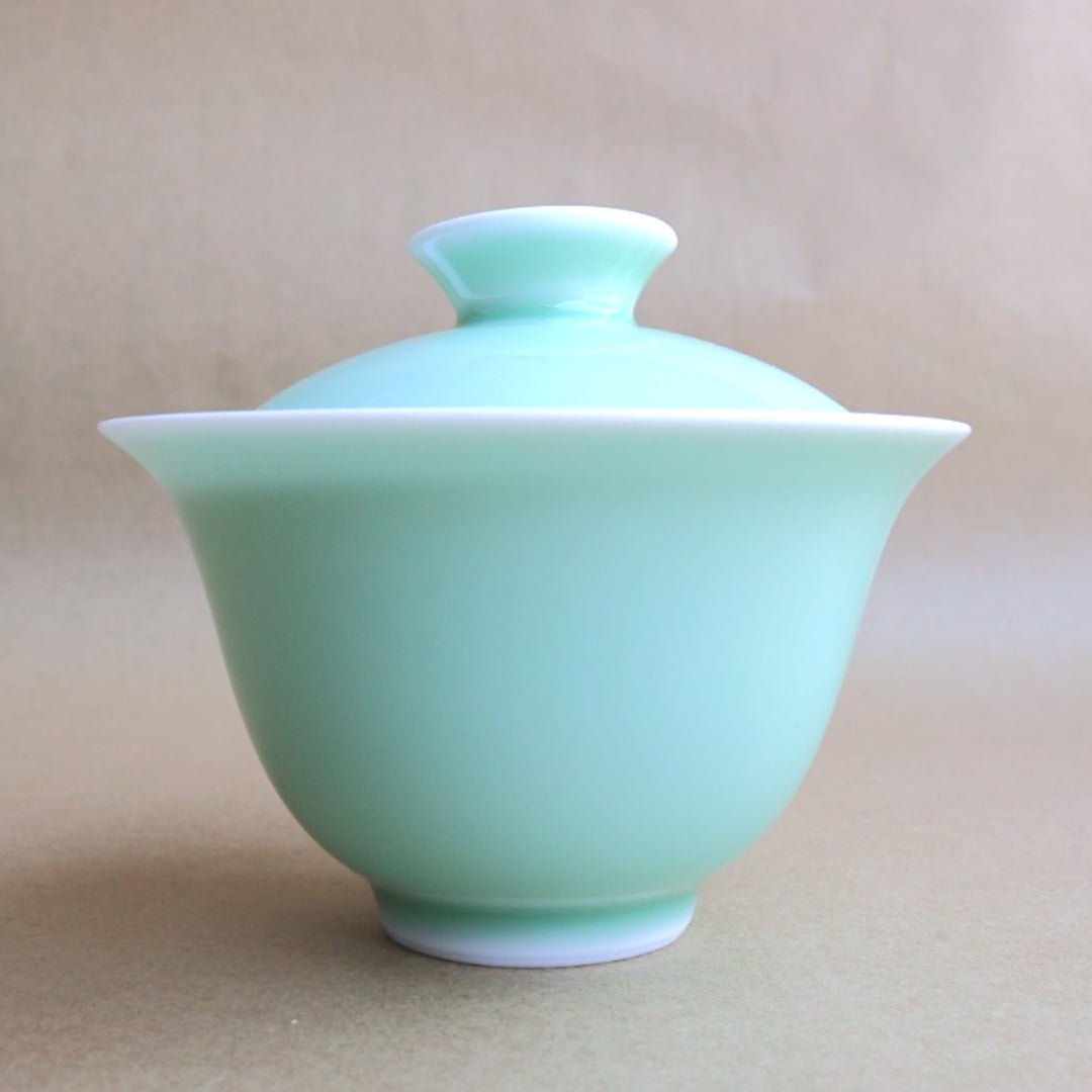 Authentic Jingdezhen "Yanzhi" Colorful Gaiwan - Tea and Whisk