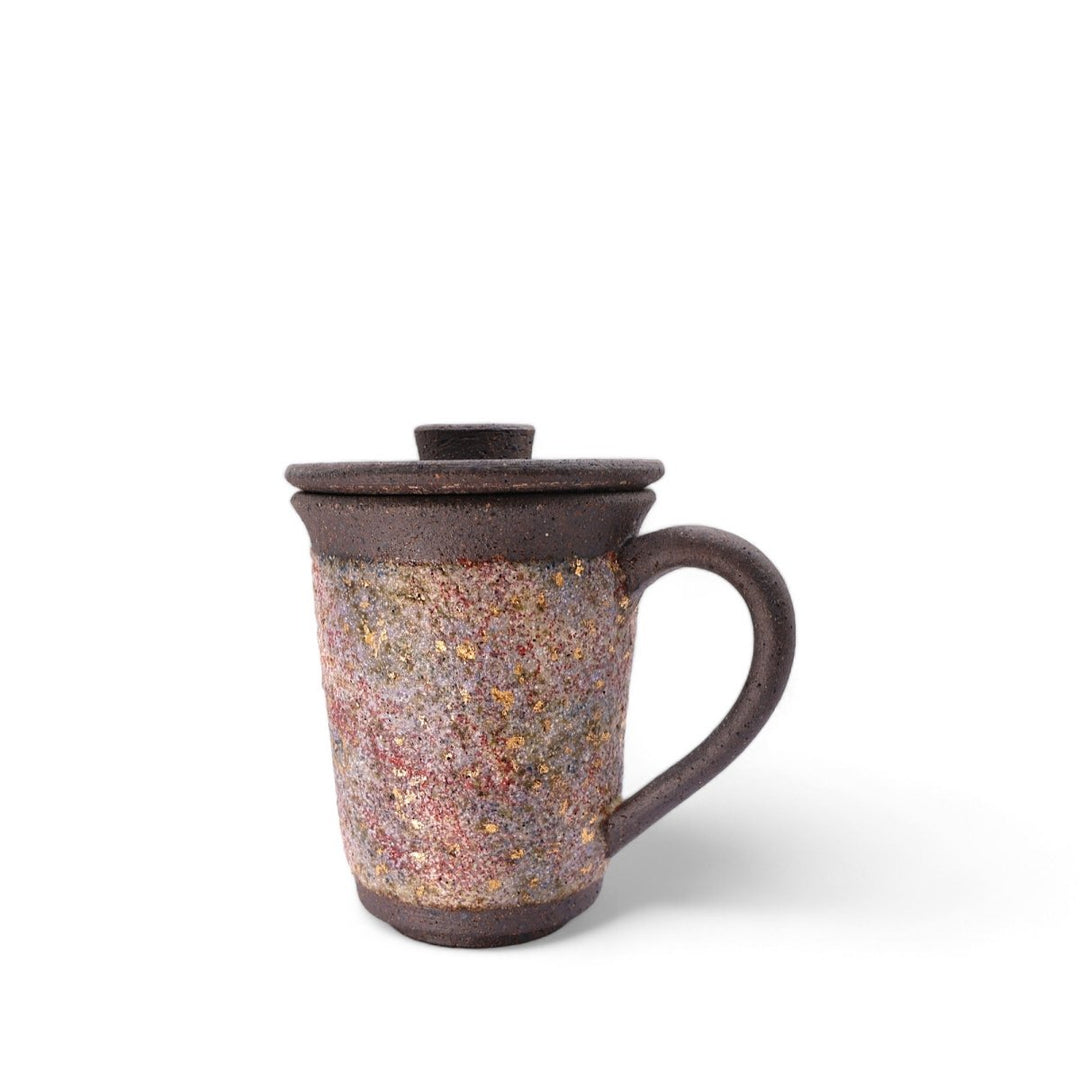 Autumn Whisper Tea Mug with Infuser - Tea and Whisk