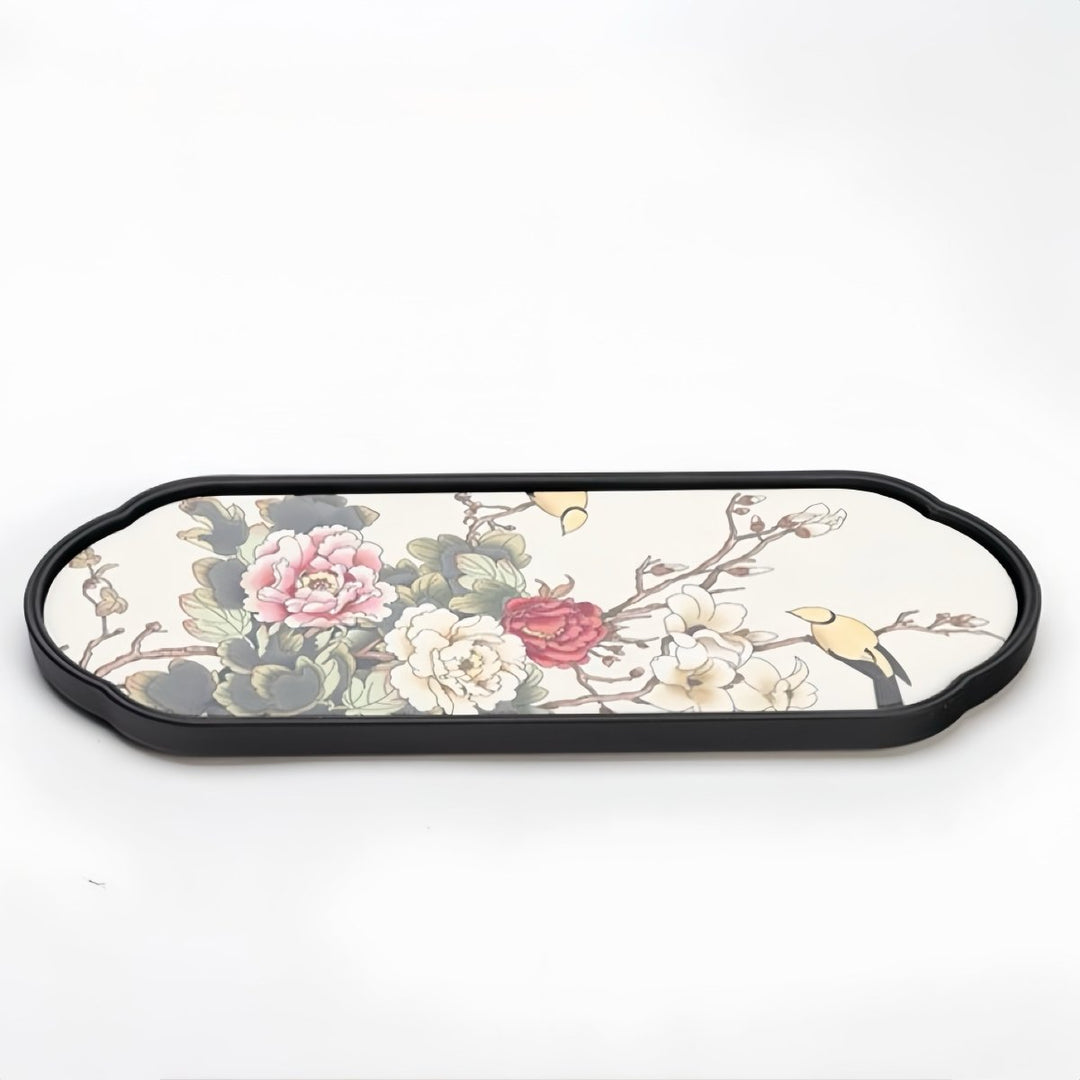 Bamboo Tea Tray / Clay Tea tray - Tea and Whisk