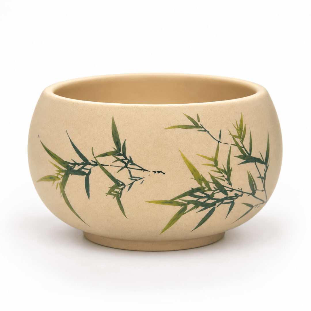Beige Garden - Jianshui Master Handmade Tea Cup Collection - Tea and Whisk