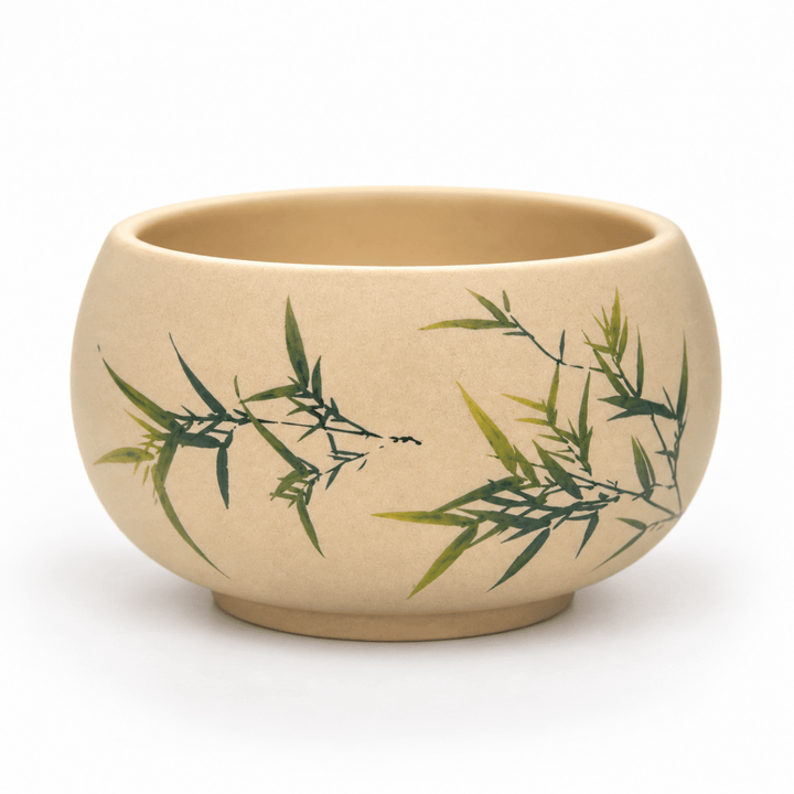 Beige Garden - Jianshui Master Handmade Tea Cup Collection - Tea and Whisk