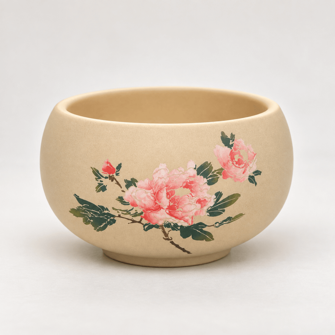 Beige Garden - Jianshui Master Handmade Tea Cup Collection - Tea and Whisk