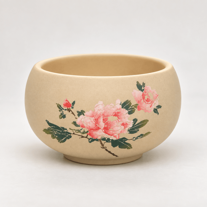 Beige Garden - Jianshui Master Handmade Tea Cup Collection - Tea and Whisk