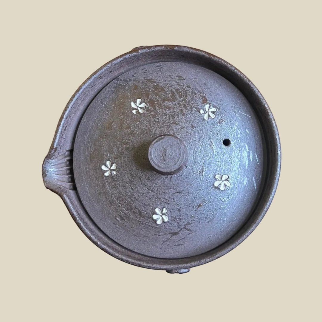 Blooming Sakura - Japanese Master Handmade Hobin Teapot - Tea and Whisk