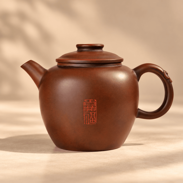 Blossom Harmony – Handmade Jianshui Clay Teapot | 90ml - Tea and Whisk