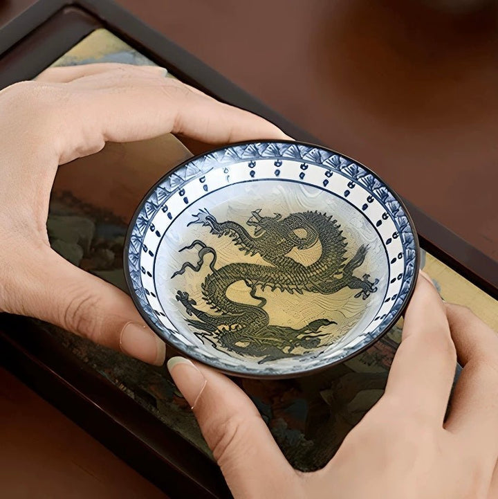 Blue Dragon Cloudborne Daily Teacup - Tea and Whisk