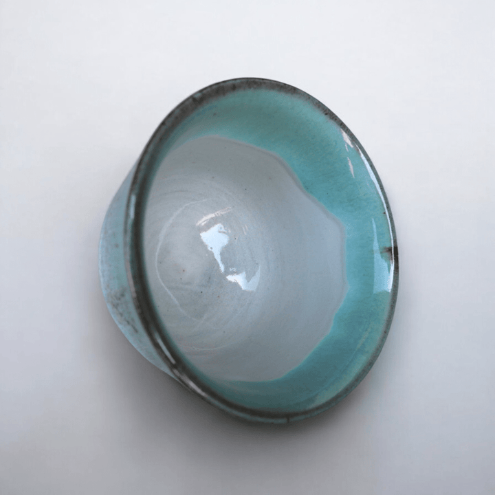 Blue Mist Toho Village Teacup - Tea and Whisk