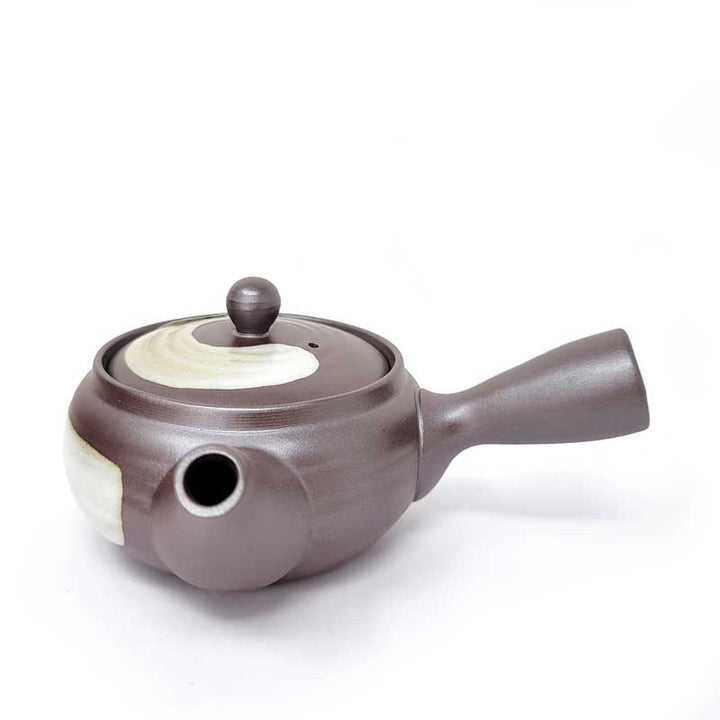 Brown Tokoname Japanese Kyusu Teapot - Tea and Whisk