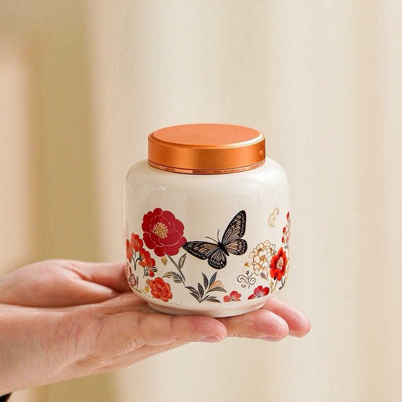 Butterfly Garden Portable Travel Gongfu Tea Brewing Set - Tea and Whisk