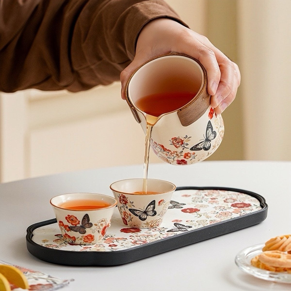 Butterfly Garden Portable Travel Gongfu Tea Brewing Set – Tea and
