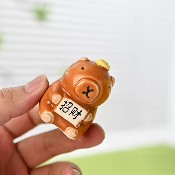 Capibara Glazed Clay Teapet - Tea and Whisk