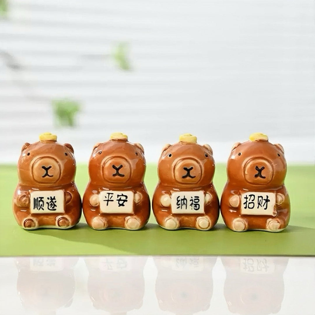 Capibara Glazed Clay Teapet - Tea and Whisk