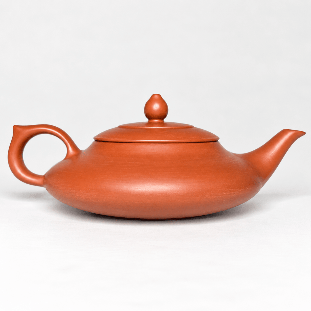 Chaozhou 100% Handmade FLAT Zhuni Teapot - Tea and Whisk