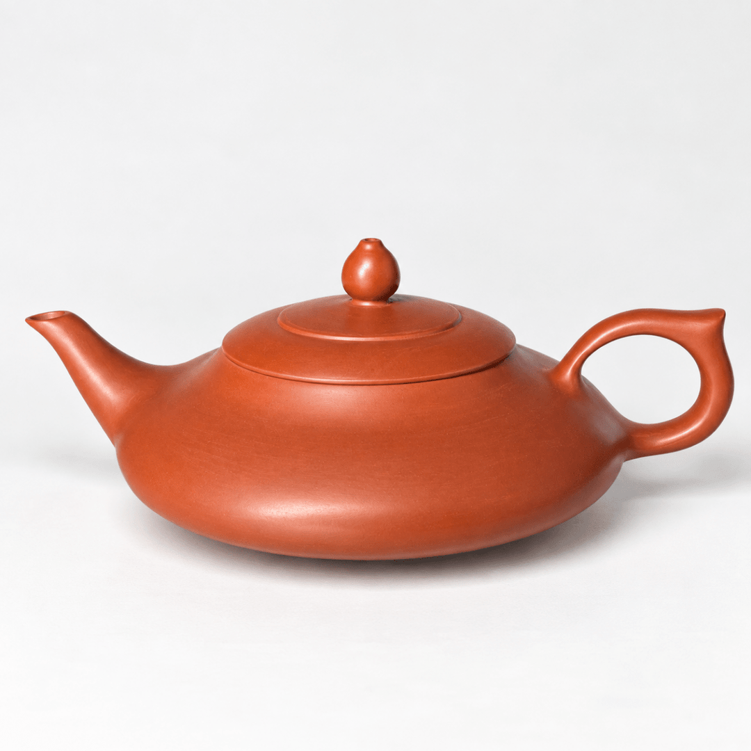 Chaozhou 100% Handmade FLAT Zhuni Teapot - Tea and Whisk