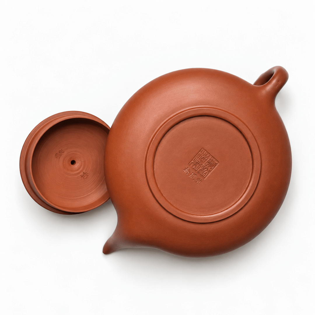 Chaozhou 100% Handmade FLAT Zhuni Teapot - Tea and Whisk