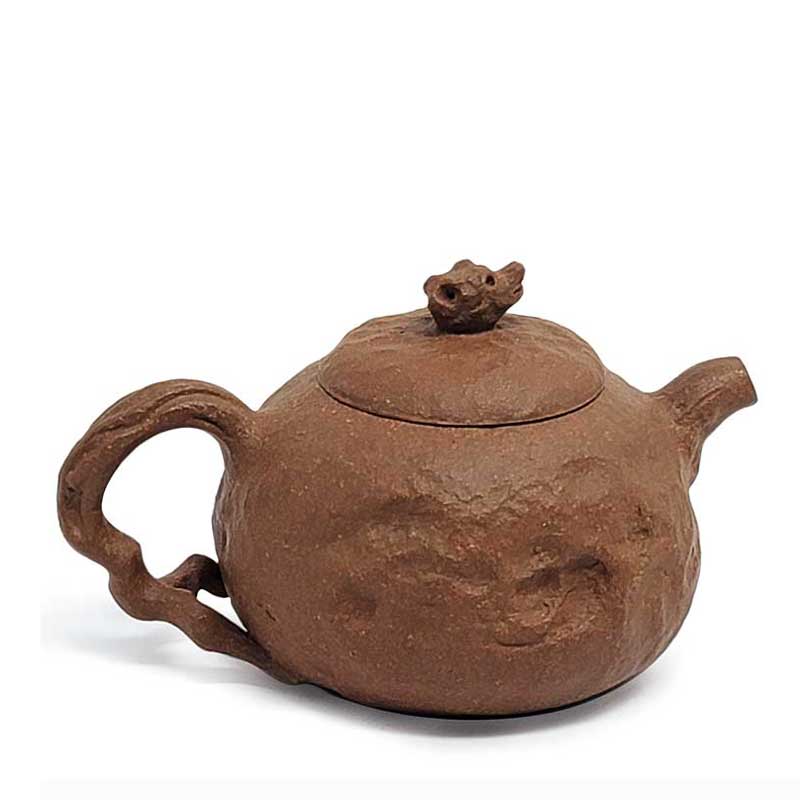 Cheetah Head Clay Teapot - Tea and Whisk